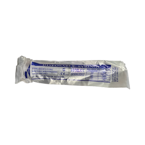 10mL draw syringe with wrapper
