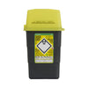 Sharpsafe 1.8L sharps container, yellow lid - front