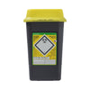 Sharpsafe 7L sharps container, yellow lid - front