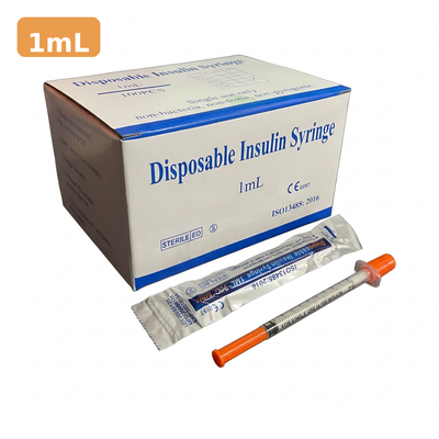 Insulin Syringes 1ml - 32G 6mm (100 Pack)