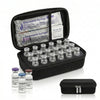 Insulin vial storage case filled with 18 insulin vials