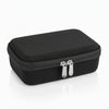 Closed black insulin vial storage case
