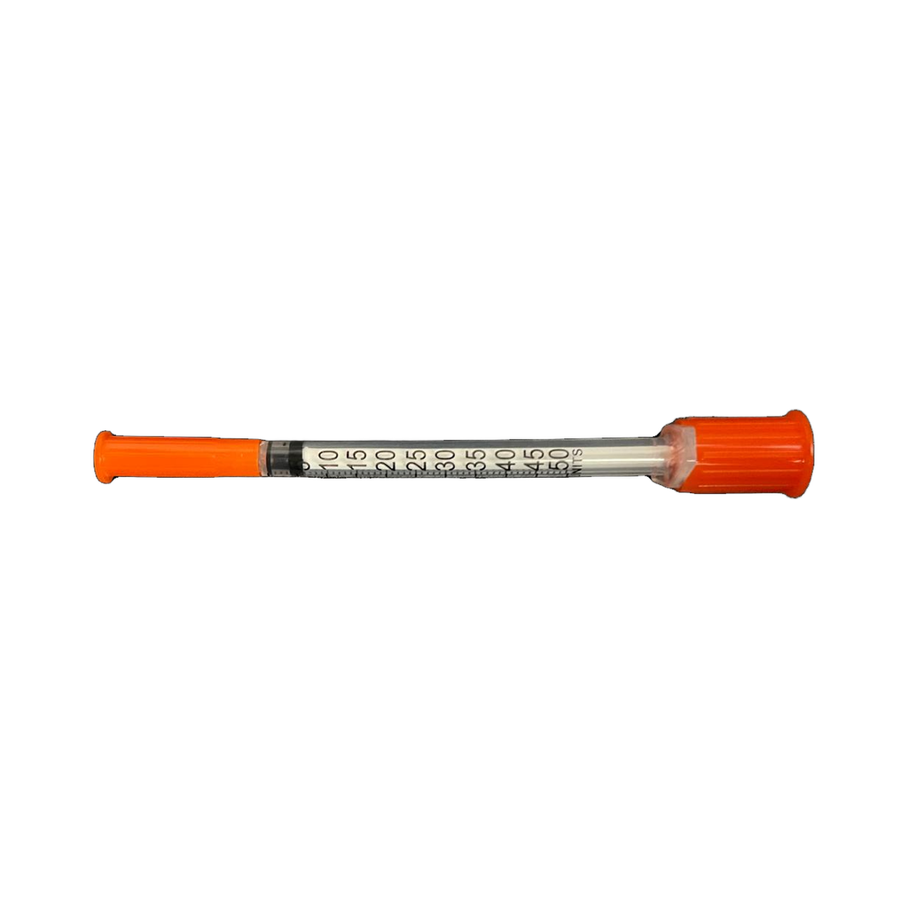 0.5ml syringe capped