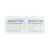 Pair of alcohol pad sachets, 70% isopropyl alcohol, for disinfection use