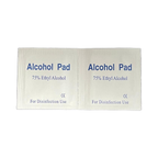 Alcohol wipes sachets pair