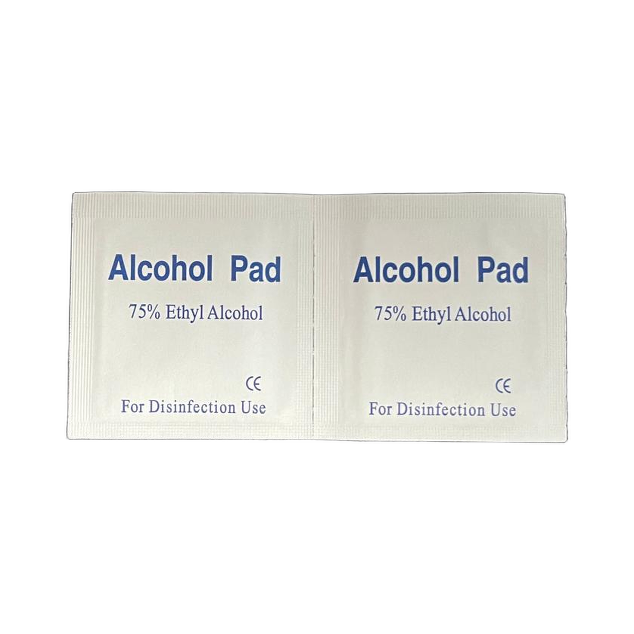 Alcohol wipes sachets pair